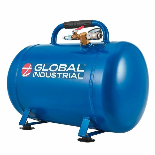 Global Industrial Horizontal Portable Air Tank, 7 Gallon, 150 PSI 133752